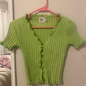 Princess Polly waffle shirt